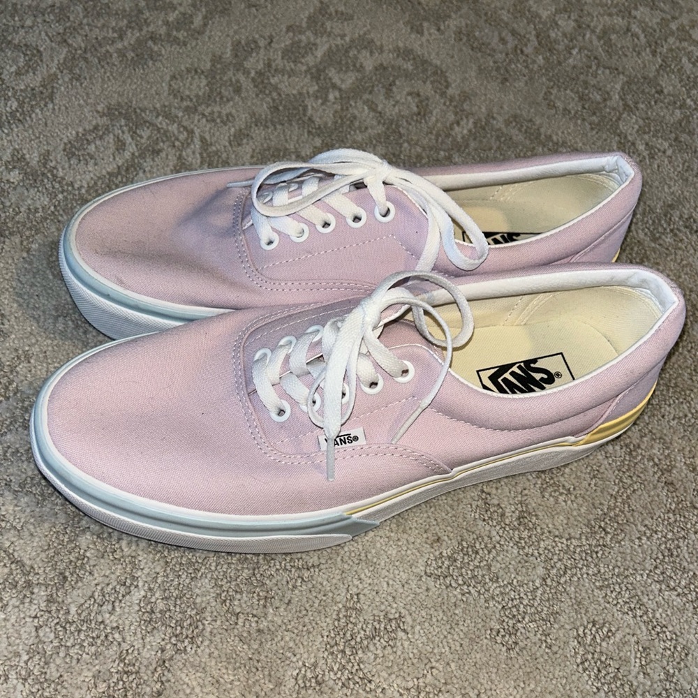 Vans Era Stacked Woman's 11.5/10 Men's Pink Canvas Sneakers
